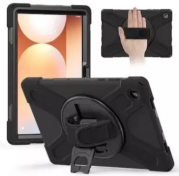 4smarts Rugged Grip Case Samsung Galaxy Tab A11+ Black