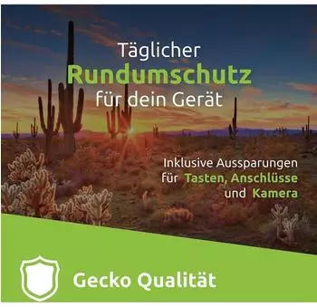 Gecko Covers Cactus Cover Samsung Galaxy Tab S11 Ultra Black