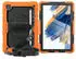 Lobwerk 4in1 Hülle für Samsung Tab A8 X200 X206 10.5 Sturzdämpfung Aufstellfunktion Outdoor Orange (129519)