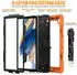 Lobwerk 4in1 Hülle für Samsung Tab A8 X200 X206 10.5 Sturzdämpfung Aufstellfunktion Outdoor Orange (129519)
