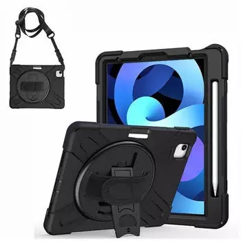 eSTUFF CHICAGO Full Body Defender (Apple iPad Pro 11 2024, Apple iPad Pro 11 2025), Tablet H&uuml;lle, Schwarz