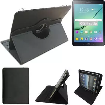 K-S-Trade High quality kompatibel mit Samsung Galaxy Tab S2 9.7 Wi-Fi (SM T-813) Schutz Hülle 360° Tablet Case Schutzhülle Flip Cover schwarz. Tablet Hülle