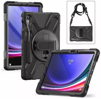eSTUFF AUSTIN Defender Case Samsung Galaxy Tab S9/S8/S7 with hand Galaxy Tab S9/S8/S7 with hand (ES681857-BULK)