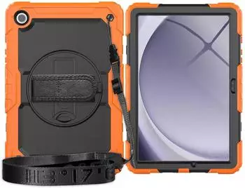 Lobwerk 4in1 Hülle für Samsung Galaxy Tab A9+ 11 Zoll, stoßfest, Standfuß (151466)