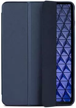 ONEFLOW Clarity Case Samsung Galaxy Tab S9 Plus Flip Cover, mitternachtsblau, 12,4" (360°)