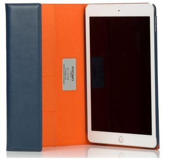 Knomo Premium Leder Folio für iPad Air 2 blau