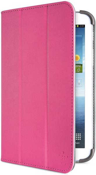 Belkin Smooth Tri-Fold Cover with Stand Galaxy 3 7.0 pink