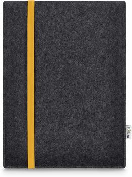 Stilbag Filztasche LEON iPad Pro 12.9 anthrazit-gelb