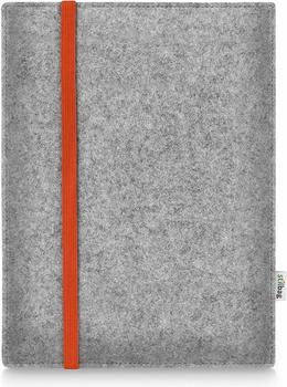 Stilbag Filztasche LEON iPad Pro 12.9 hellgrau-orange
