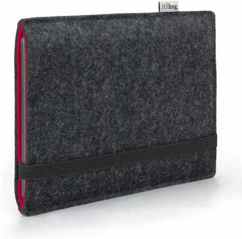 Stilbag Filztasche Finn PocketBook InkPad 3 anthrazit-rot