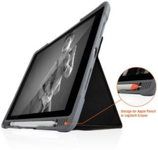 STM Bags Dux Plus DUO Case iPad 10.2 schwarz/transparent
