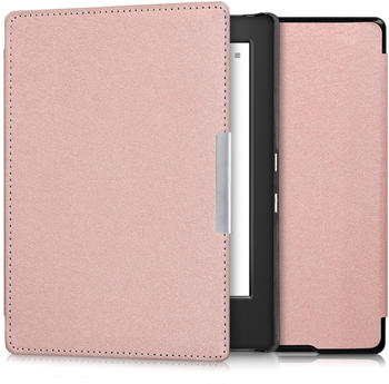 kwmobile Kunstleder eReader Schutzhülle Cover Case für Kobo Aura H2O Edition 1 - Rosegold