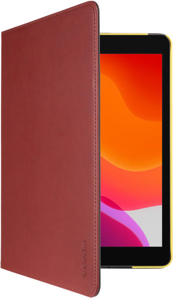 Gecko Covers Easy-Click Cover iPad 10.2 2019 Braun/Gelb
