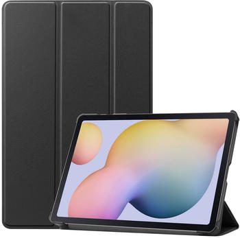 Wigento Premium Smartcover Schwarz Tasche Etuis Hülle für Samsung Galaxy Tab S7 T870 / T875 2020