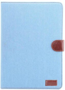 Lobwerk Schutzhülle für Apple iPad 10.2 2019 mit 10.2 Zoll Denim Skin Smart Case Book Cover Hülle Etui Tasche