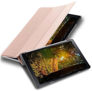Cadorabo Tablet Hülle für Samsung Galaxy Tab A (10,5" Zoll) T590 in PASTELL ROSÉ GOLD