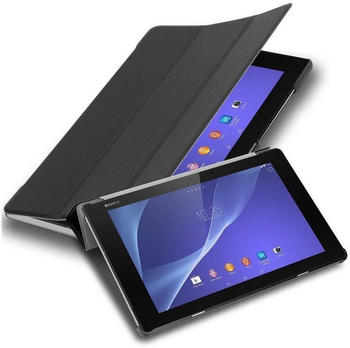 Cadorabo Tablet Hülle für Sony Xperia Tablet Z2 (10,1" Zoll) SGP521 in SATIN SCHWARZo