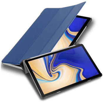 Cadorabo Tablet Hülle für Samsung Galaxy Tab S4 (10,5" Zoll) T830 / T835 in JERSEY DUNKEL BLAU