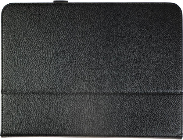 PhoneNatic Kunst-Lederhülle für Samsung Galaxy Tab 3 10.1 - Wallet schwarz + 2 Schutzfolien
