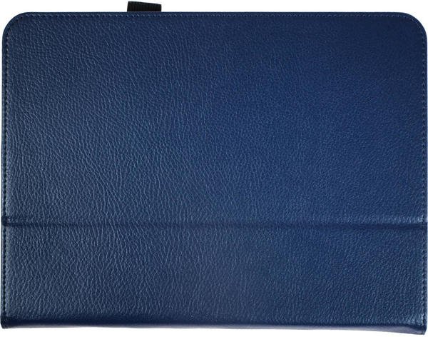 PhoneNatic Kunst-Lederhülle für Samsung Galaxy Tab 3 10.1 - Wallet blau + 2 Schutzfolien