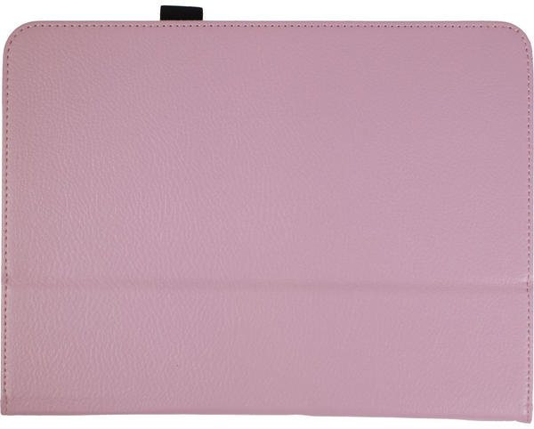 PhoneNatic Kunst-Lederhülle für Samsung Galaxy Tab 3 10.1 - Wallet rosa + 2 Schutzfolien