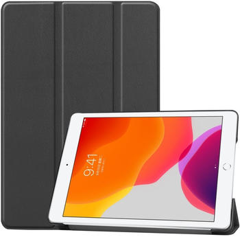 Wigento Premium Smartcover Schwarz Tasche Etuis Hülle für Apple iPad 10.2 2019 7. Generation