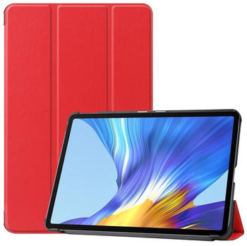 Wigento 3folt Wake UP Smart Cover Huawei MatePad 10.4 2020 Rot