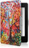 kwmobile Kunstleder eReader Schutzhülle Cover Case für Amazon Kindle Paperwhite (für Modelle bis 2017) - Herbstbaum Design Mehrfarbig Orange Rot