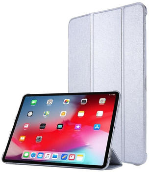Wigento 3folt Wake UP Smart Cover iPad Pro 12.9 2021 Silber