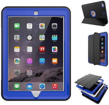Wigento Hybrid Outdoor Case Galaxy Tab A 10.5 blau