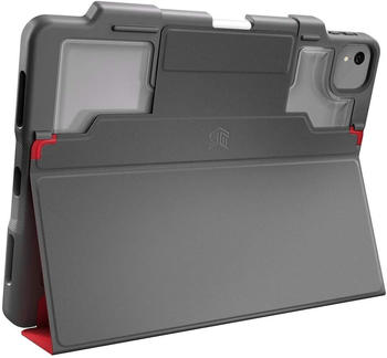 STM Bags Dux Plus Case iPad Air 10.9 (2020) Rot/Transparent