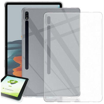 Wigento Cover Samsung Galaxy Tab S8 Ultra Transparent + H9 Hart Glas