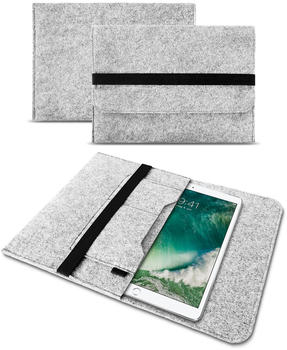 UC-Express Sleeve Tasche für Apple iPad Pro 11 Hülle Filz Case Cover Tablet Schutzhülle Bag Helles Grau