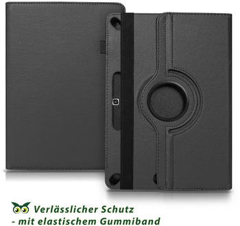 Nauc 360° Case Medion Lifetab P10710/P10610/P10603/P10606/P10602/P9702 Schwarz