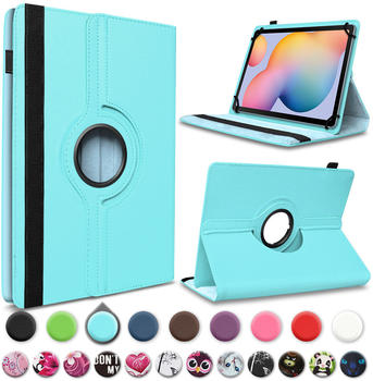 UC-Express Tablet Hülle für Samsung Galaxy Tab S6 Lite Tasche Schutz Case Cover 360 Drehbar Türkis