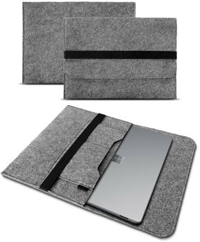 UC-Express Tablet Tasche Microsoft Surface Go / Go 2 10 Hülle Filz Schutz Cover Schutzhülle Grau