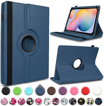 UC-Express Tablet Hülle für Samsung Galaxy Tab S6 Lite Tasche Schutz Case Cover 360 Drehbar Blau