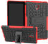 Lobwerk Case für Samsung Galaxy Tab A 10.5 Zoll T590 T595 Hülle Stoßfest Schutz + Standfuß Rot