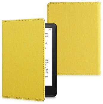 kwmobile Flip Cover Case Kindle Paperwhite 2022 gelb