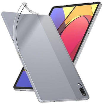 Wigento Tablet-Hülle Lenovo Tab P11 Pro 2. Gen 11.2 Zoll Transparent Hülle Case TPU Silikon