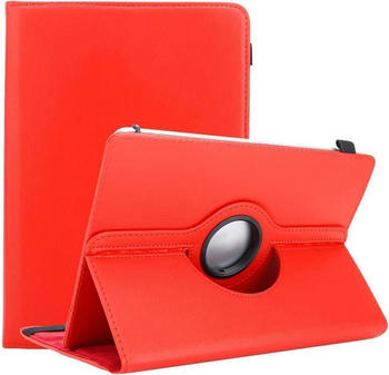 Cadorabo Tablet Hülle Universal 360 (Amazon Fire HD 8 (2017)), Rot