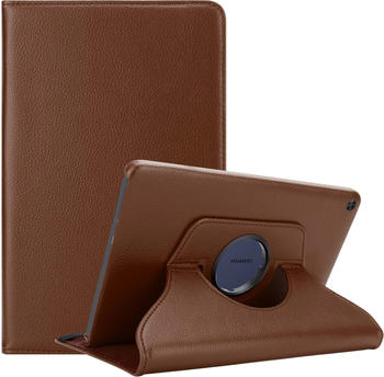 Cadorabo Tablet Book Gummi (KEIN Wake Up) Hülle (Huawei MatePad T10s), Braun