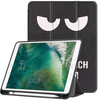 iMoshion iPad Air 2, iPad Air (2013), iPad (2018), iPad (2017) Kunstleder Klapphülle Schwarz Zitate (SH00041260)