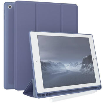 Eazy Case Tablet-Hülle Penholder Smartcase für iPad 2017/2018 5./6. Gen. 9,7" Eis Blau