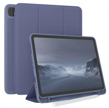 Eazy Case Tablet-Hülle Penholder Smartcase für iPad Pro 11 1.-4. Gen. 11" Eis Blau