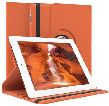 Eazy Case Tablet-Hülle Rotation Case für Apple iPad 2. / 3. / 4. Gen. 9,7" Orange
