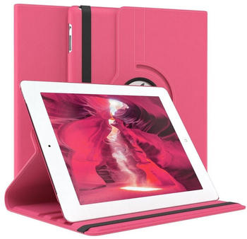 Eazy Case Tablet-Hülle Rotation Case für Apple iPad 2. / 3. / 4. Gen. 9,7" Pink