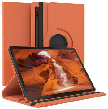 Eazy Case Tablet-Hülle Rotation Case für Samsung Galaxy Tab S8 / Tab S7 11" Orange
