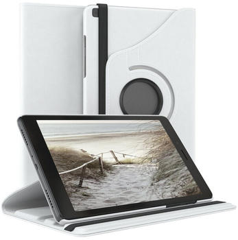 Eazy Case Tablet-Hülle Rotation Case Samsung Galaxy Tab A 8.0 8" Weiß