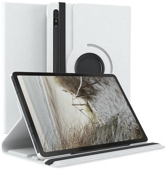Eazy Case Tablet-Hülle Rotation Case für Samsung Galaxy Tab S7 / Tab S8 11" Weiß